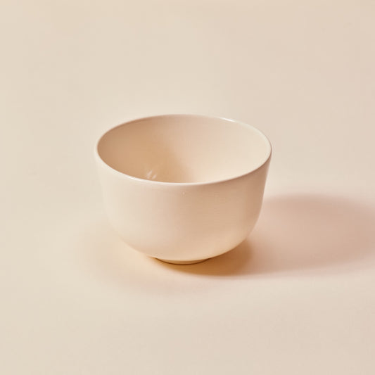 Luminous Porcelain Matcha Tea Bowl