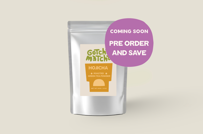 hojicha roasted green tea powder from Japan